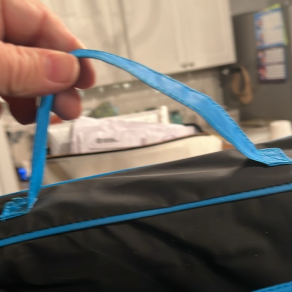 Old school vintage retro seat cushion Carolina Panthers 🐆 with pouch - Picture 5 of 9